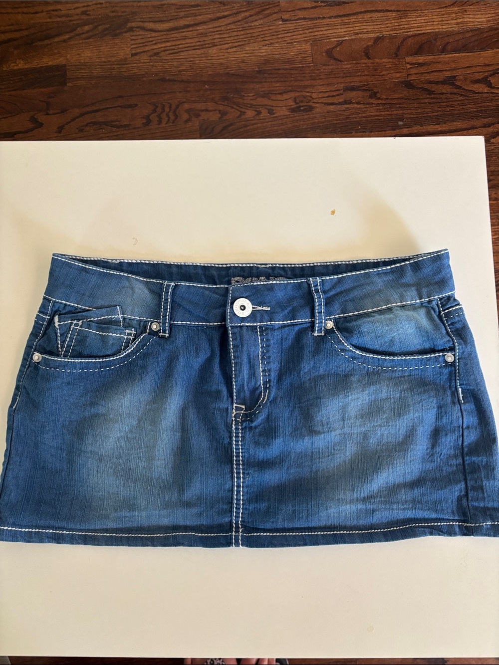 Bongo Denim Micro Mini Skirt Junior Size 9